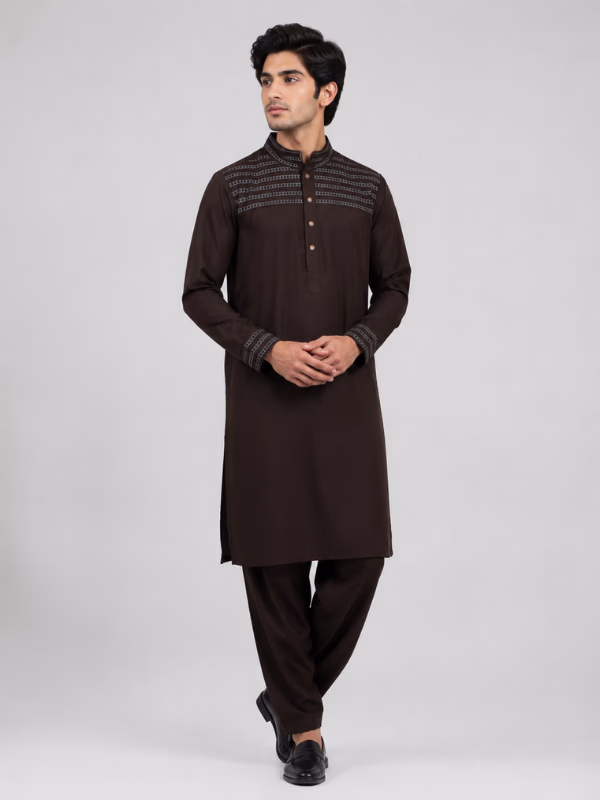 LIBAS ATTAQWAA-Mens Superior Panjabi