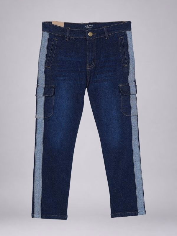 Boys Cargo Denim Pant