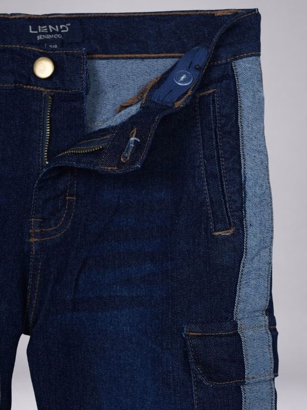Boys Cargo Denim Pant