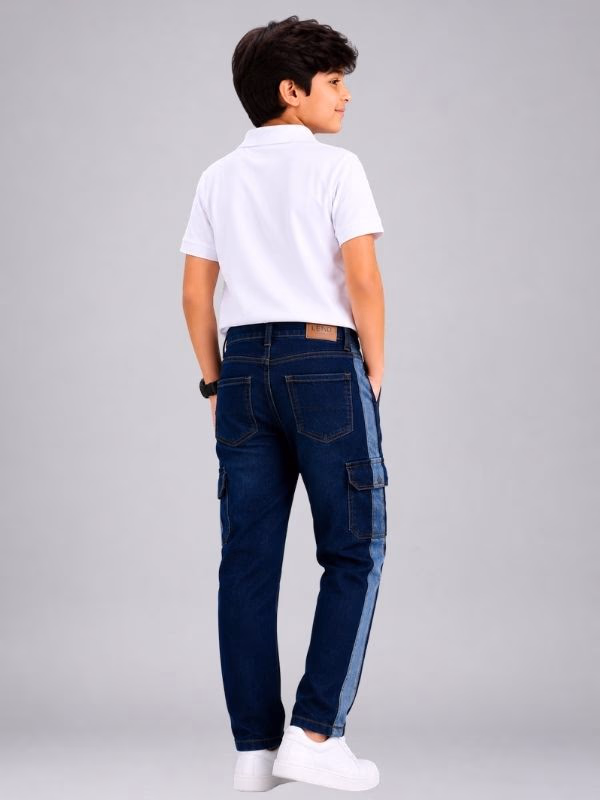 Boys Cargo Denim Pant